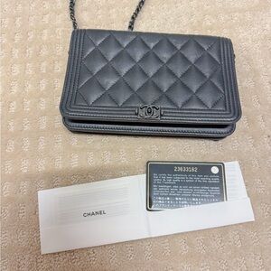 Chanel BOY Quilted Leather Bag